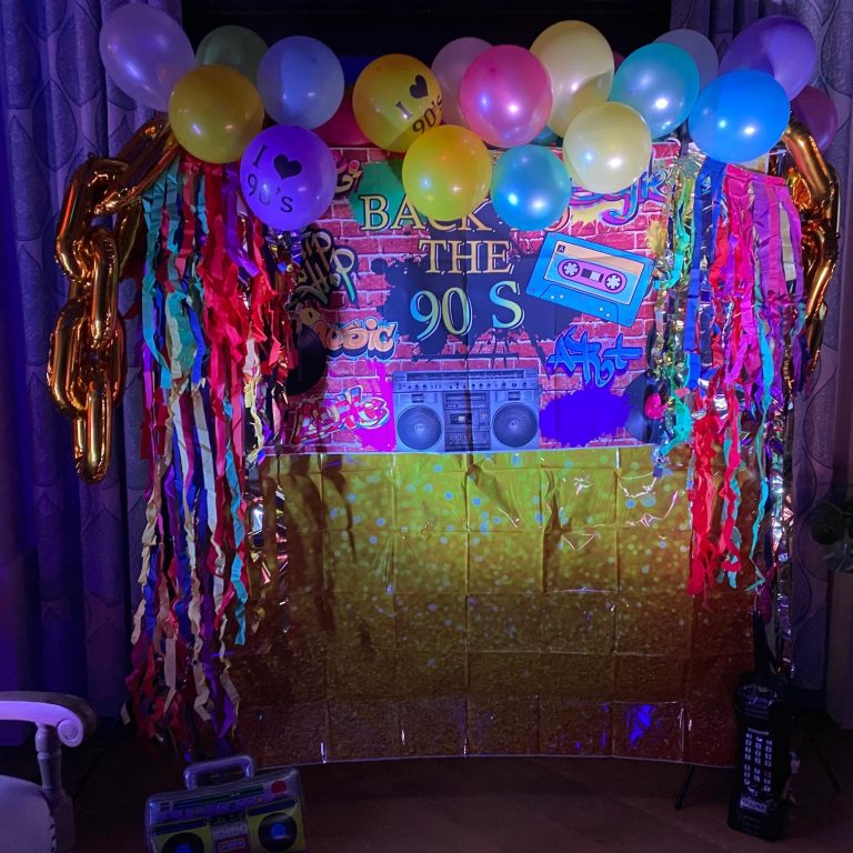 90's Party Photo Backdrop